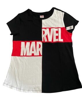 Marvel Logo Color Block T-Shirt